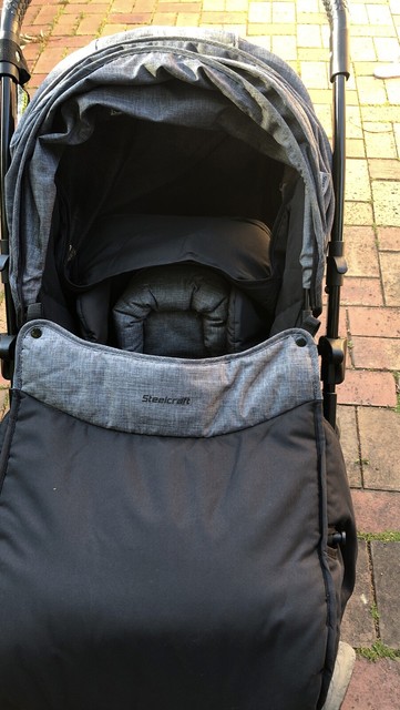 steelcraft accent reverse handle stroller